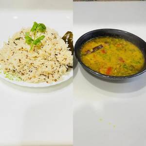 Dal Fry With Jeera Rice
