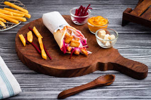 Peri Peri Paneer Shawarma