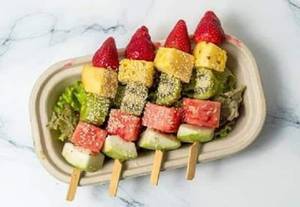 Honey Lime Fruit Skewers [Gluten Free].