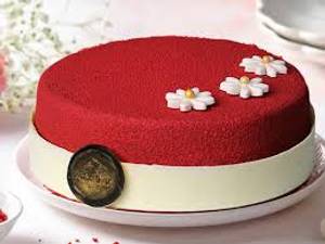 Red velvete white choco 