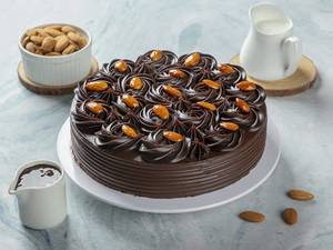 Roasted Almond Chocolate Cake