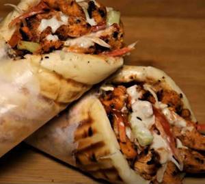Schezwan Chicken Shawarma