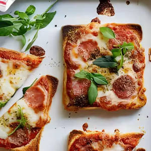 Pizza Cheese Toast Sandwich