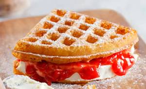Strawberry dream waffle                                                              