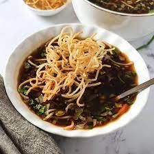 Veg   Man Chow Soup