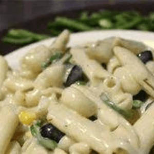 Corn & Olives Pasta