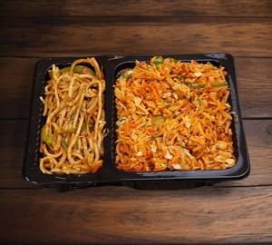 Veg noodles   + Veg Fried Rice