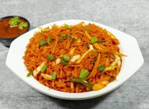 Chicken Combination Schezwan Fried Rice