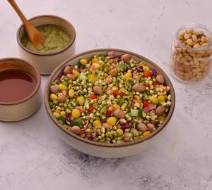 Sprouts Bhel Salad