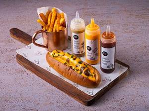 Country-style Pork Sausage Hot Dog