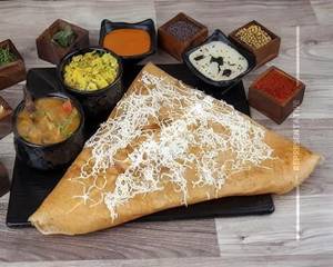 Rava Paneer Cheese Masala Dosa