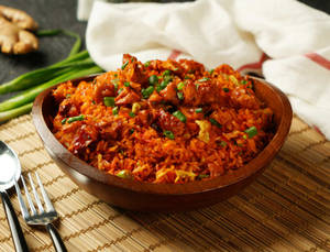 Schezwan  Chicken  Fried  Rice