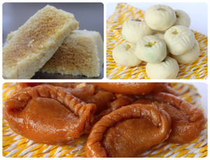 Sugar Free Ajmeer(250 Gms) + Kova Puri(250 Gms) + Malai Peda(250 Gms)