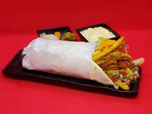 Mexican Taco Arabes Chicken Shawarma