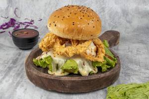 Melted Mozzarella Burger