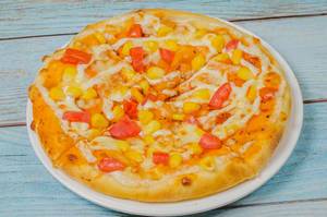7" Cheese Corn & Tomato Pizza