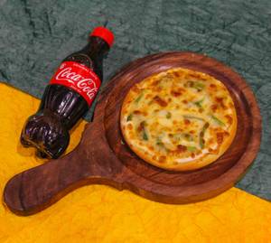 7"Mix Veg Pizza + Coke 300 Ml