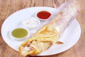 Double Chicken Tikka Roll