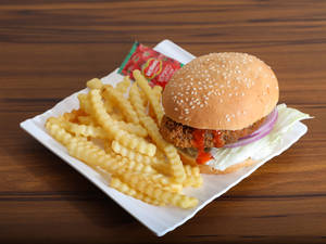 Chicken Burger + Fries