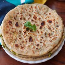 Mushroom Stuffed Parotta