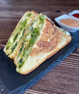 Cheese Chilly Toast Sandwich