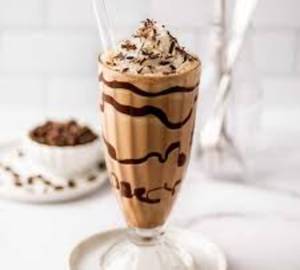 Cold Coffee With Vanilla Ice Cream