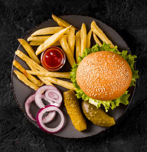 Veg Nugget Burger