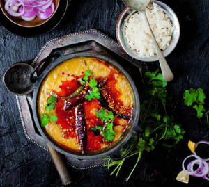 Butter Dal Khichdi Tadka