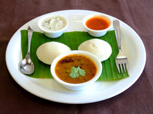Idli sambhar [2 pieces]