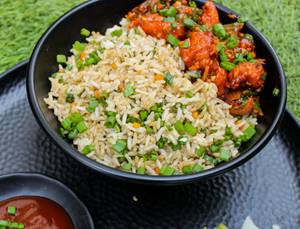 Chicken Masala Half & Veg Fried Rice Half