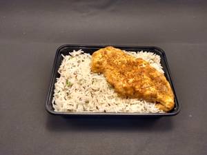 Grilled Chicken With Jeera Fry Rice