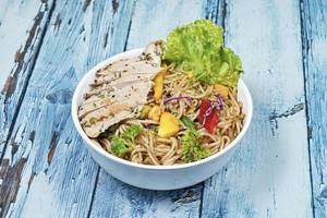 Chicken Buckwheat Noodles Bowl