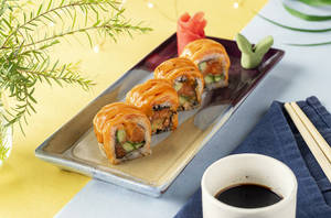 Fiery Salmon Sushi