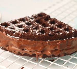 Chocolate overload waffle   