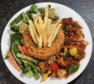 Ranchero Rice With Mexican Veg Sauce