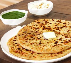 Aloo Paratha and  Aloo Ki Sabji