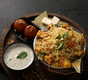 Paneer Hyderabadi Biryani [ Paneer Biryani ]