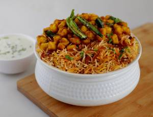 Donne paneer biryani