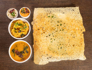 Onion Rava Masala Dosa 