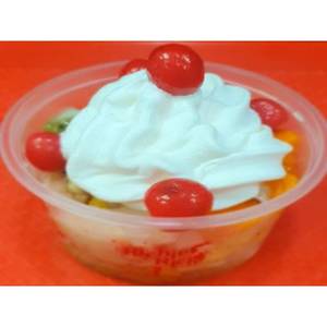 Fruit Bowl With Softy Ice Cream