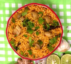 Mushroom Biryani