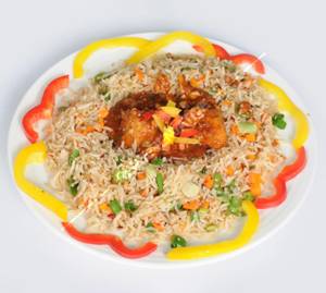 Veg Manchurian Fried Rice