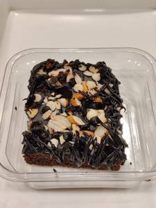 Nutty Chocolate Dipped Brownie