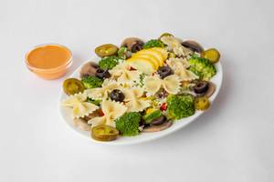 Veg pasta fredda salad  [red island dressing]