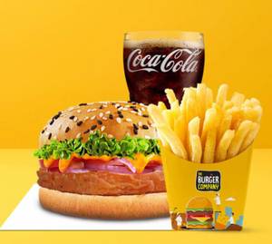 Crunchy Paneer Burger + Salted Fries + Pepsi (250Ml)