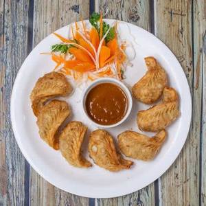 Fried Veg Momos (5 Pcs)