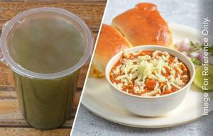 Pav Bhaji + Mint Lemon Combo                    