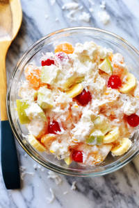 Mix Fruit Creamy Salad