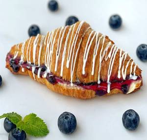 Baked Blueberry Croissant