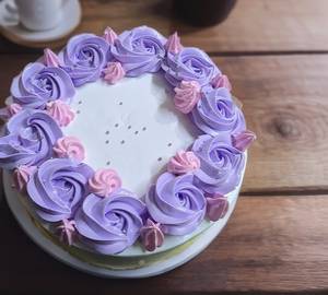 Purple Flower Cake